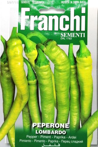Chilli Pepper Peperone Lombardo Seeds